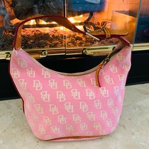 Dooney & Bourke Pink Logo Shoulder Bag